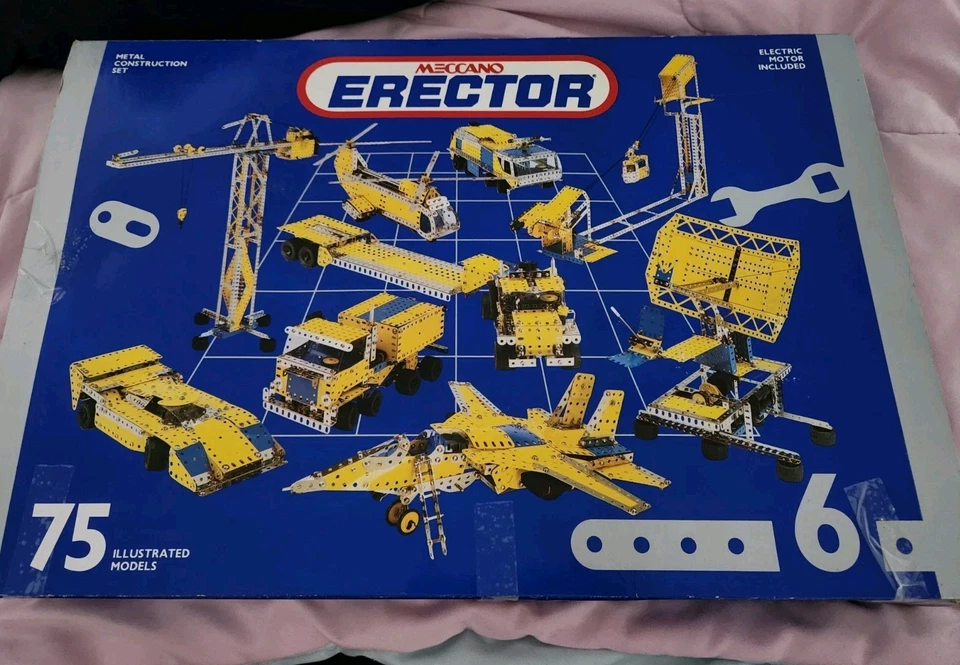 VTG Meccano Erector Metal Construction Set 6 (Gently Used-read) *FAST SHIPPING* - Image 1 of 4