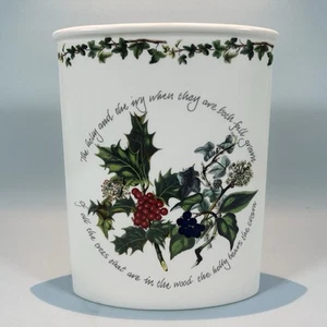 Portmeirion Holly & Ivy Magulise Vase Annyi Cooper-Willis Double Sided Slimline - Picture 1 of 12