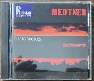 IGOR NIKONOVICH-Nikolai Medtner 8 Stimmungsbilder , Op 1 (CD 1995) Russian Disc - Bild 1 von 3