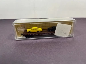 Model Power N Scale Train 4011 Flat Car PENNSYLVANIA RAILROAD 47420 - Picture 1 of 7