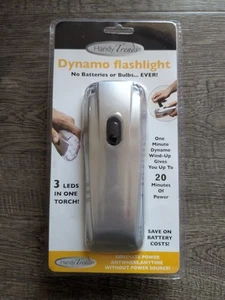 Factory-Sealed Dynamo LED Flashlight By Handy Trends - Picture 1 of 3