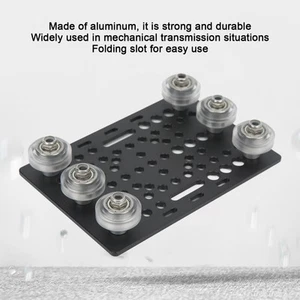 Premium Gantry Plate Aluminium Schwarz Anodisiert 3D Drucker Gantry Board - Afbeelding 1 van 22