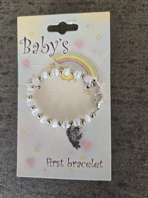 Baby's First Bracelet  Pearl & Silver - Image 1 of 2