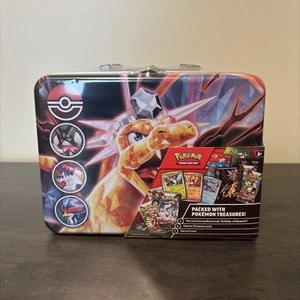 Pokémon Scarlet & Violet Charizard Collectors (FACTORY SEALED) Tin Lunch Box - Picture 1 of 5