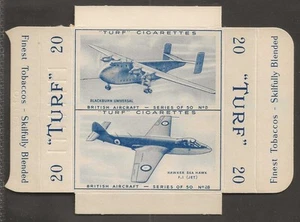 CARRERAS-UNCUT DOUBLE TURF SLIDE-BRITISH AIRCRAFT 1953-#09#28- QUALITY CARD!!  - Picture 1 of 2