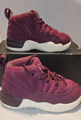 Air Jordan XII 12 Retro Burdeos (TD) 850000-617 TD Talla 6c Con Caja Foto 1 de 4