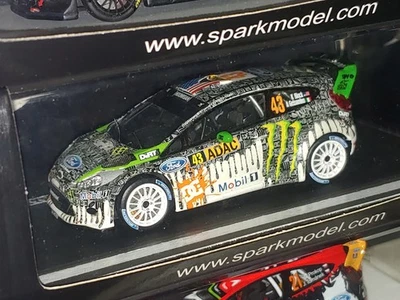 1x Spark Models FORD FIESTA Wrc Ken BLOCK  Rally DEUTSCHLAND 2011 - 1:43 RARE - Immagine 1 di 4