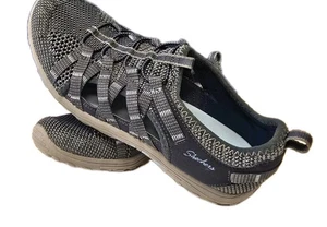 Skechers Damen 9 Navy Reggae Fest Neap Webbing Knit Outdoor Schuhe Atmungsaktiv - Bild 1 von 10