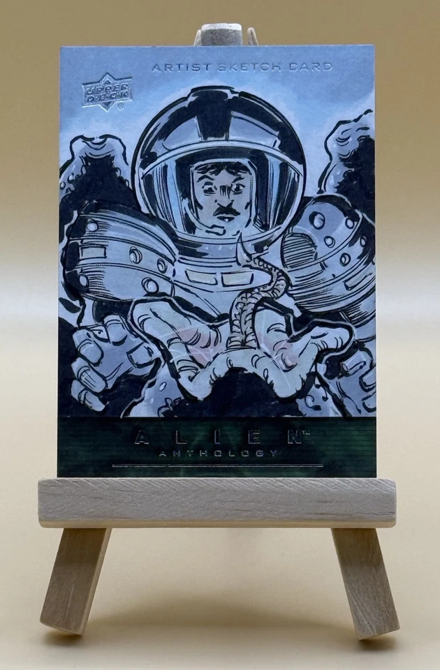 2016 Upper Deck Alien Anthology Sketch Card By Mitch Ballard - Image 1 of 2