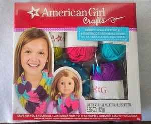 Nagelneu! American Girl Puppe Handwerk Infinity Schal Strickset 2015 versiegelt neu aus altem Lagerbestand - Bild 1 von 3