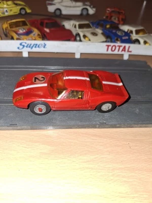 JOUEF CIRCUIT FORD GT ROUGE BANDE BLANCHE BEL ETAT FONCTIONNEMENT OK - Photo 1/4