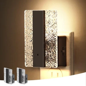 Night Lights Plug Into Wall, 2 Pack Night Light with Dusk-to-Dawn Sensor, Dim... - Picture 1 of 7