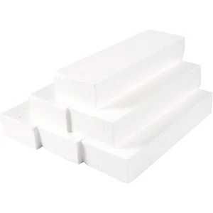 6 Pack Polystyrene Foam Blocks for Crafts, DIY Projects, 12x4x2" - Picture 1 of 5