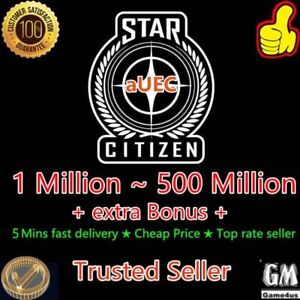 Star Citizen aUec 1,000,000 - 500,000,000 +5% Bonus Ver 3.19 Alpha Uec InstantðŸš€