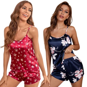 Women Sexy-Lingerie Sleepwear Satin Silk Babydoll Lace Nightwear Pajamas Set - Picture 1 of 167