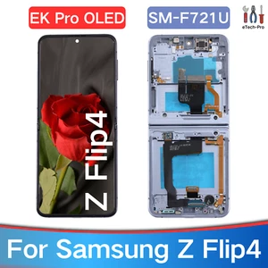 Repuesto Conjunto Pantalla Táctil Pantalla Azul Para Samsung Galaxy Z Flip4 SM-F721 - Imagen 1 de 9