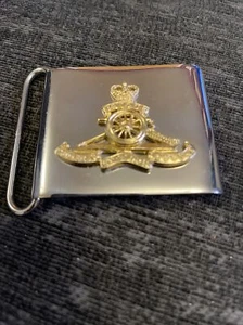 SELTENE MILITÄR GÜRTELSCHNALLE WWII ARTILLERIE UBIQUE QUOFAS ET GLORIA DUCANT - Bild 1 von 2