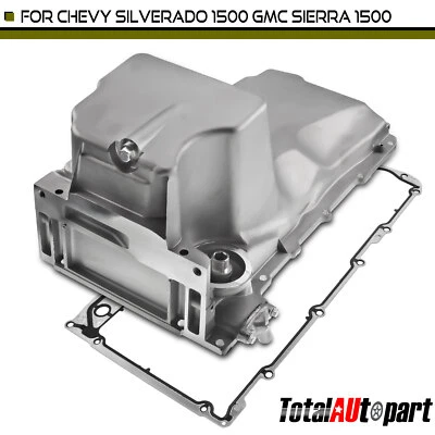 发动机油盘带垫片适用于雪佛兰索罗德 1500 Tahoe 凯迪拉克 GMC Sierra 1500 — 第 1/4 张图片