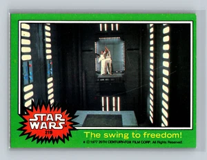 1977 Topps Star Wars Serie 4 #219 The Swing To Freedom - Bild 1 von 2