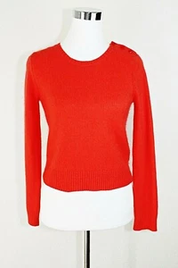 GAP KIDS Girls' Knit Pullover Top LS Coral Pink Nylon Angora ~ XXL 14 -16 #02 - Picture 1 of 7