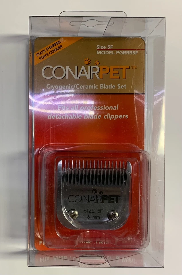 Hoja de cerámica desmontable ConairPro Pet PGRRB5F se adapta a Andis, Oster, Wahl TALLA 5F Foto 1 de 1