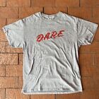 Vintage D.A.R.E Gray Short Sleeve T Shirt Medium Drug Abuse Resistance Program T