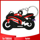 Soft Rubber Motorcycle Keychain Key Chain Fit For YAMAHA YZF R6