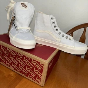 NEW VANS- Sk8-Hi High Top -White /Natural -Eco Theory Limited Edition-5men- - Picture 1 of 11
