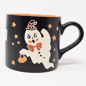Eli Ana Flying Ghost Halloween Taza Nueva 2024 Negro Naranja Estrellas Retro Caprichosa - Imagen 1 de 11