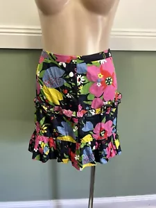 Alannah Hill “My Tropical Romance Story” Cotton Floral Skirt Size 14 - Picture 1 of 4