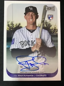 Instantáneas 2018 Topps Archives - Autógrafos #AS-RM Ryan McMahon (AU, RC) - Imagen 1 de 2