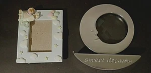 Baby Frames Silver Moon and Bear Pilot small set of 2 - Picture 1 of 8
