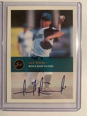 Luis Rivera Auto 2000 Just Minors Atlanta Braves - Image 1 of 2