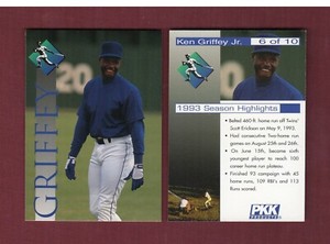 #6 KEN GRIFFEY, JR., Seattle Mariners~1993 Season Highlights | 1995 PKK Products