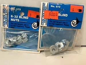 Vintage Carl Goldberg 572 6/32 Blind Nuts. 2 Packs New. - Picture 1 of 2