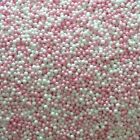 Pink&White 100 & 1000’s Hundred & Thousands Non Pareils Sugar Balls Cake Decorat