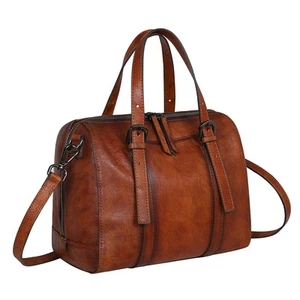 Shoulder Bags for Women Satchel Purse Brown Leather Hobo Bags Travel Crossbod... - Picture 1 of 7