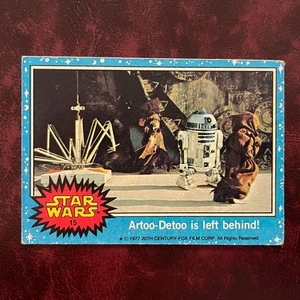 1977 Topps Star Wars Blue Set ARTOO-DETOO IS LEFT BEHIND #15* - EX - Bild 1 von 2