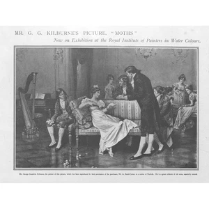 Polillas GEORGE GOODWIN KILBURNE - Impresión antigua 1901 - Imagen 1 de 1