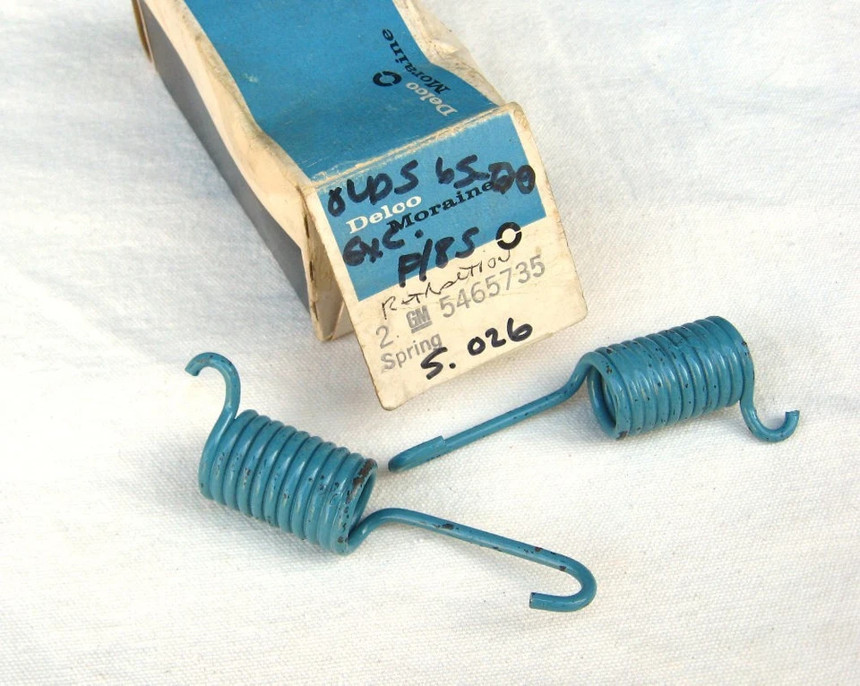 65-70 Oldsmobile Delta 88 Starfire Jetstar NOS GM 鼓制动弹簧 66 67 68 69 — 第 1/1 张图片