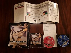 Jane's Combat Simulations WWII Fighters  RARE PC Windows 95 98 BIG BOX 2000 - Picture 1 of 3