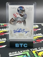 2013 National Treasures Football Victor Cruz Century Sigs Auto /25 