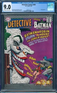 DETECTIVE COMICS #365 CGC 9.0 CLASSIC JOKER COVER SILVER AGE BATMAN DC 1967 - Picture 1 of 2