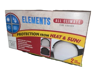 ELEMENTS All Climate Tire Covers - 2pk White - 27-29" - Picture 1 of 1