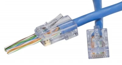 Platinum 202016J EZ-RJ45 Cat 6 Connector and Strain Relief Combo 2pack - Image 1 of 3