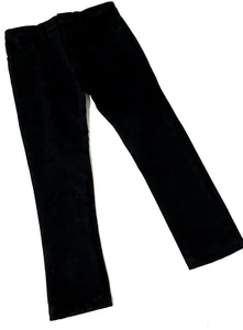 MOTU BOYS SZ. 5 BLACK DENIM STRETCH JEANS /BUTTON/ZIP/ADJ.WAIST/POCKETS - Picture 1 of 3