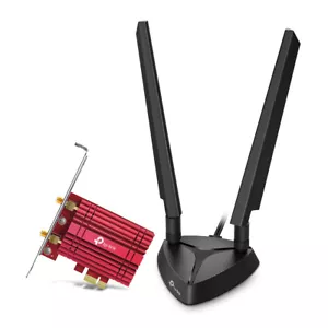 TP-Link AXE5400 Wi-Fi 6E Bluetooth 5.2 PCIe Adapter 5400 Mb/s Dual-Band Zewnętrzny - Zdjęcie 1 z 3