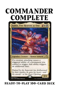 Isshin, Two Heavens as One Samurai Tribal Attacking Magic MTG Commander Deck - Picture 1 of 5