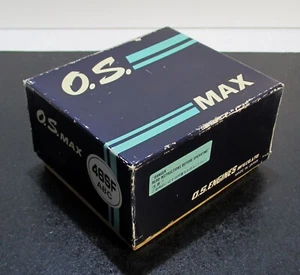 O.S. MAX-46SF 7.45cc 2 cycle glow engine with muffler for R/C airplane, used f/s - Picture 1 of 24