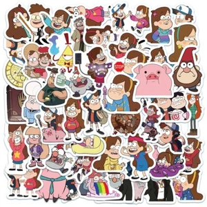 60pcs Funny Anime gravity falls Sticker For Laptop Luggage Skateboard Stickers - Picture 1 of 9